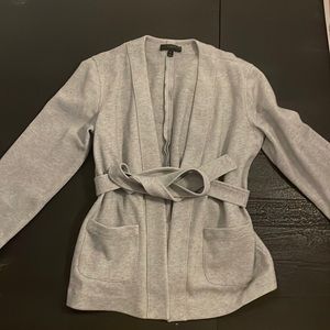 J crew Sweatshirt Blazer with Tie Waist